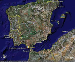 Map of Spain